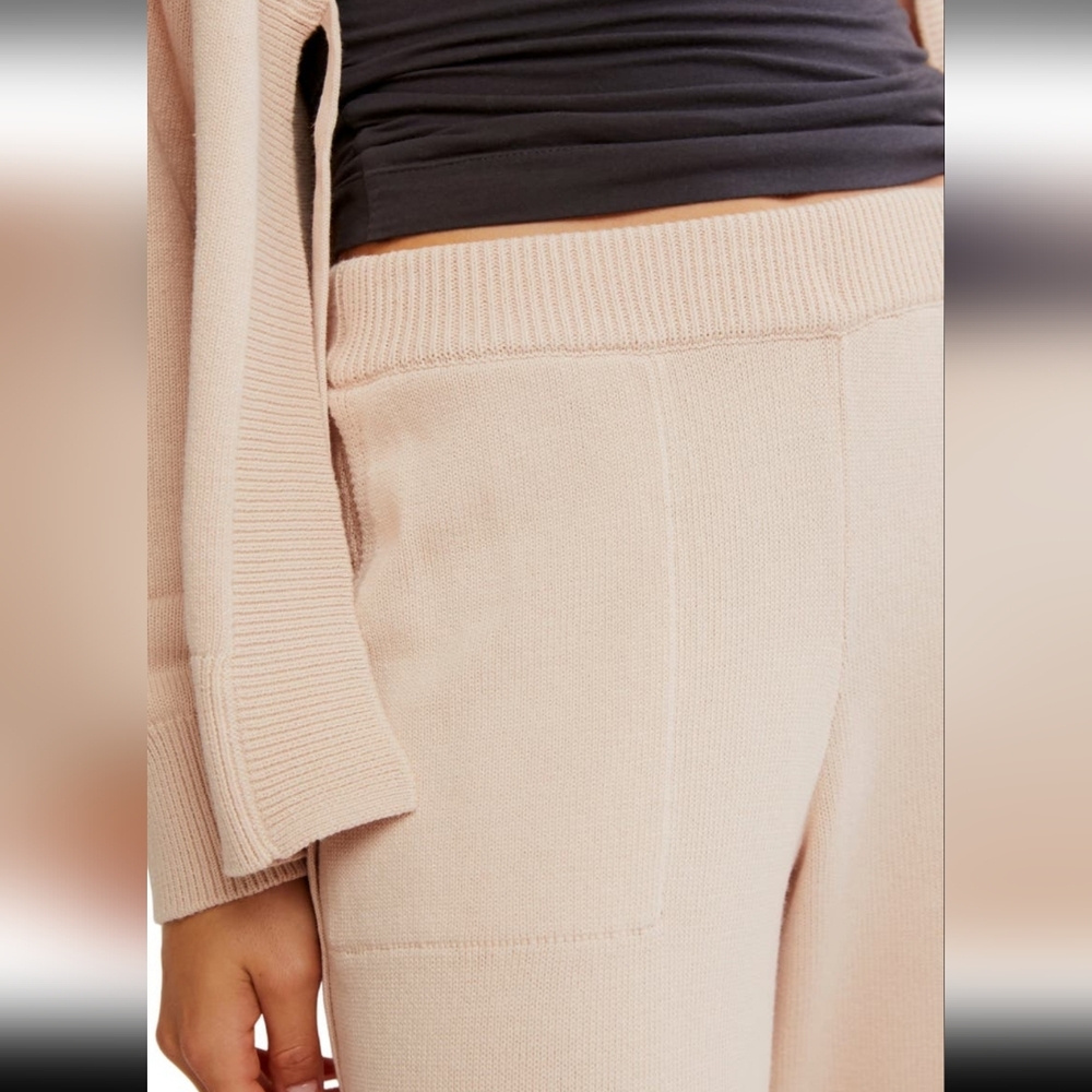 Free People Solar Sweater Set in Tan NWOT - Picture 5 of 10